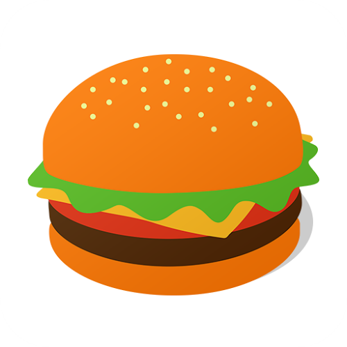 Logo Burger Jump Journey Ícone Logo Burger Jump Journey Ícone
