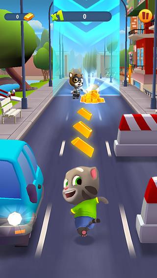 Talking Tom: Corrida do Ouro screenshot 1