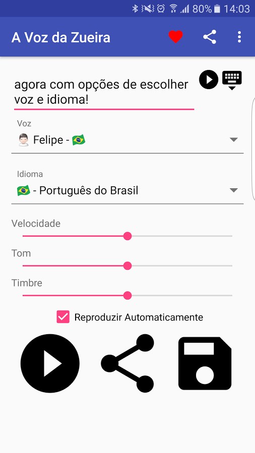 A Voz da Zueira - Imagem 1 do software