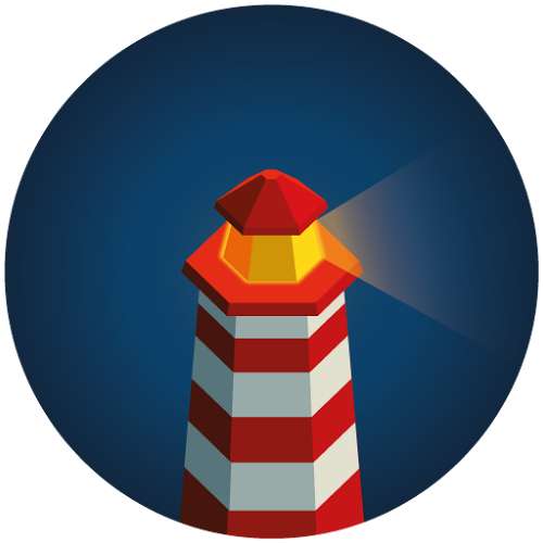 Logo Light House Ícone Logo Light House Ícone