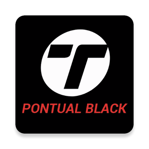 Logo Pontual Black Ícone Logo Pontual Black Ícone