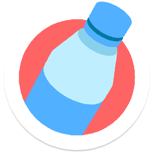 Logo Bottle Flip Ícone Logo Bottle Flip Ícone