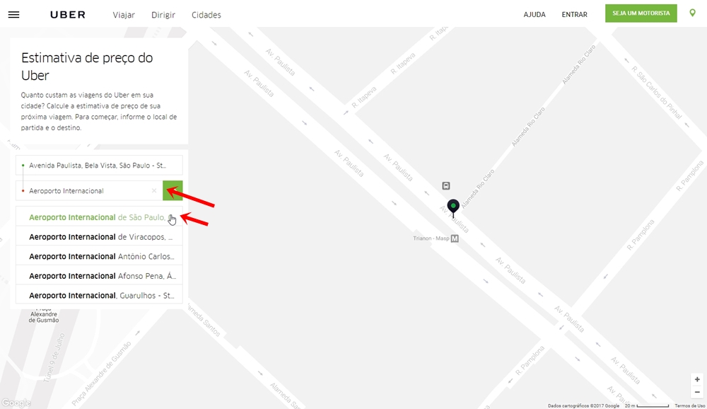 Tutorial Como Saber O Preço Estimado Da Sua Viagem De Uber Pelo Pc
