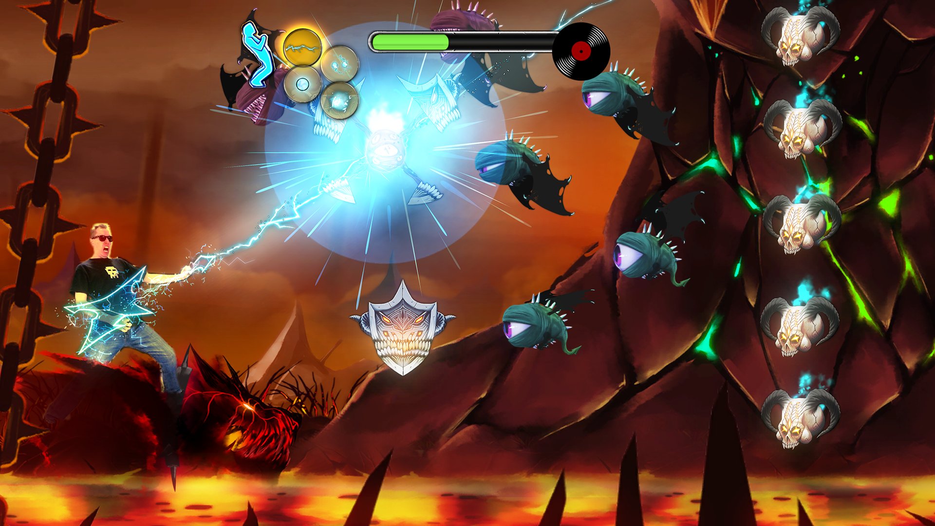 Conheça Air Guitar Warrior, exclusivo de XOne que mistura shmup e música