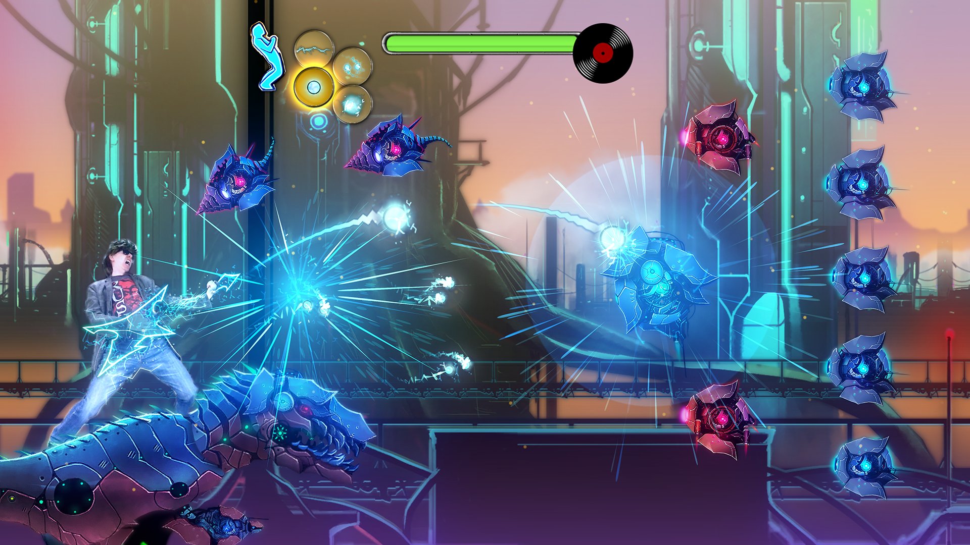 Conheça Air Guitar Warrior, exclusivo de XOne que mistura shmup e música
