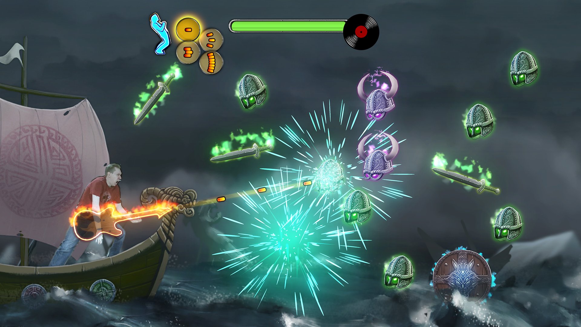 Conheça Air Guitar Warrior, exclusivo de XOne que mistura shmup e música