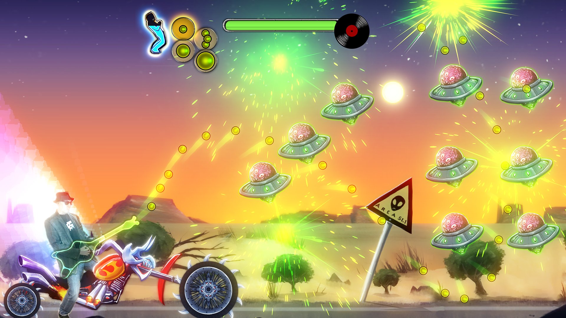 Conheça Air Guitar Warrior, exclusivo de XOne que mistura shmup e música