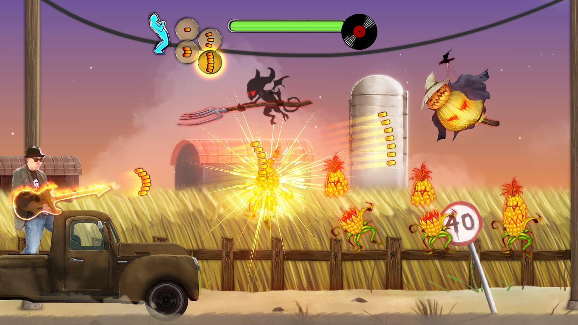 Conheça Air Guitar Warrior, exclusivo de XOne que mistura shmup e música