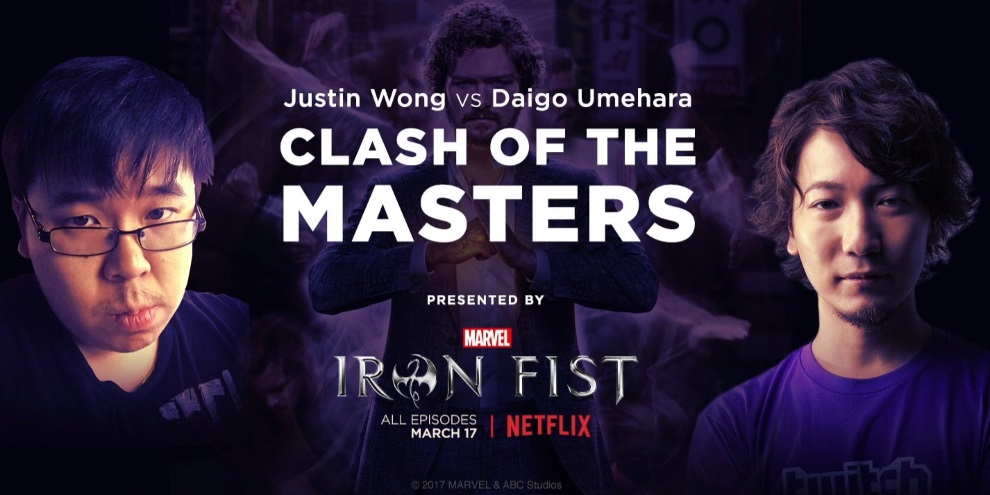 Netflix reúne Daigo Umehara e Justin Wong para promover Punho de Ferro