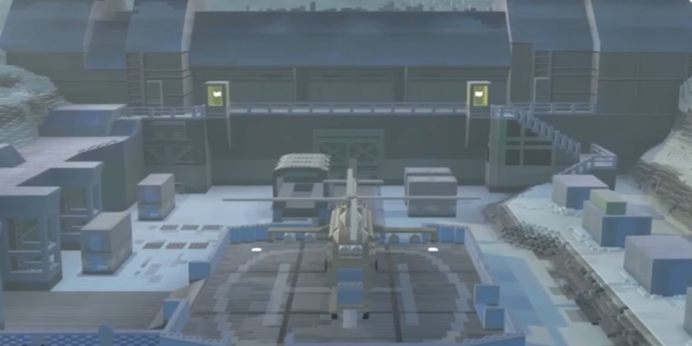 Reviva a beleza quadriculada de Metal Gear Solid recriada no LEGO Worlds