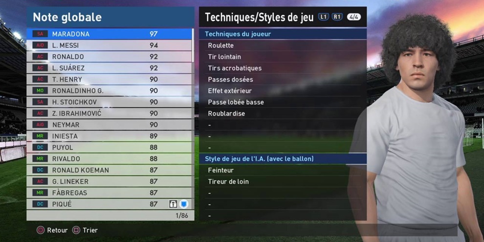 Maradona pretende processar Konami por uso indevido de imagem em PES 2017