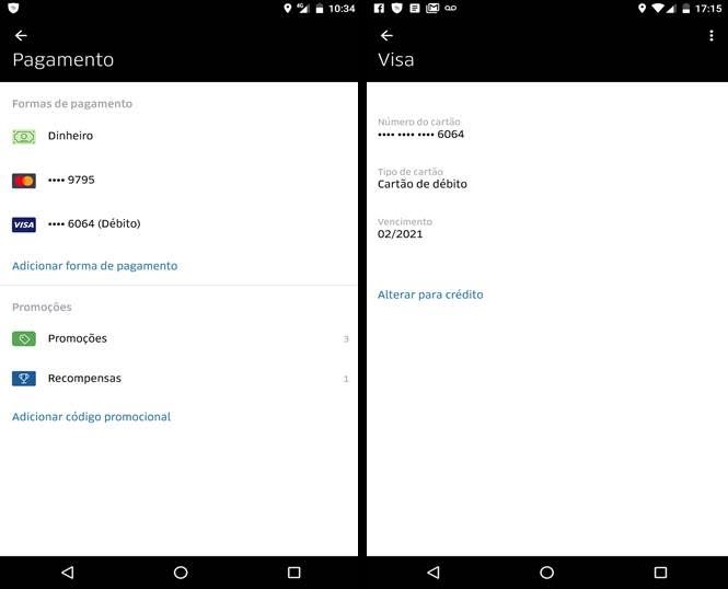 Usuários da Uber já podem pagar corridas com débito pelo 