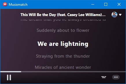musixmatch lyrics player 10