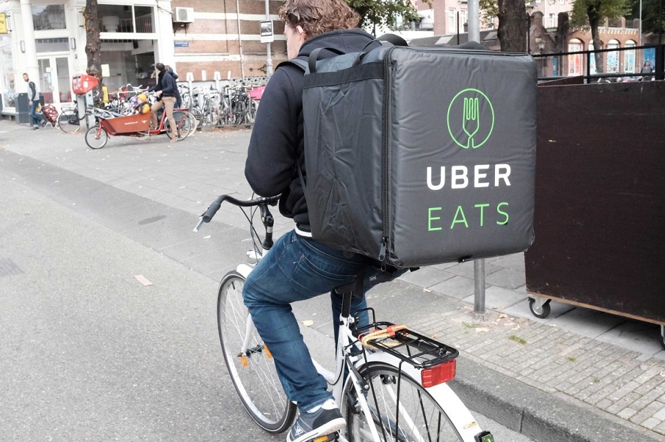 uber eats biker