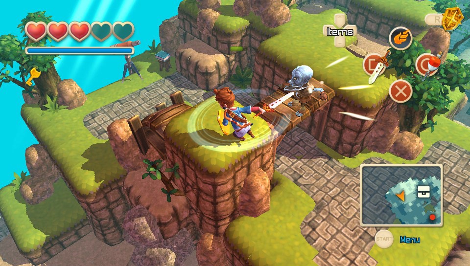 Oceanhorn: Monster of the Uncharted Seas chega hoje (17) ao PS Vita