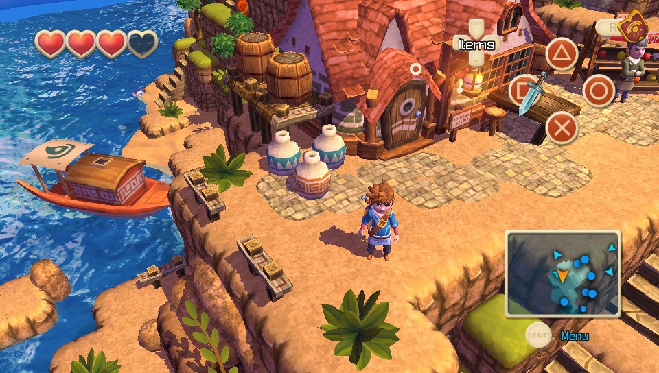 Oceanhorn: Monster of the Uncharted Seas chega hoje (17) ao PS Vita