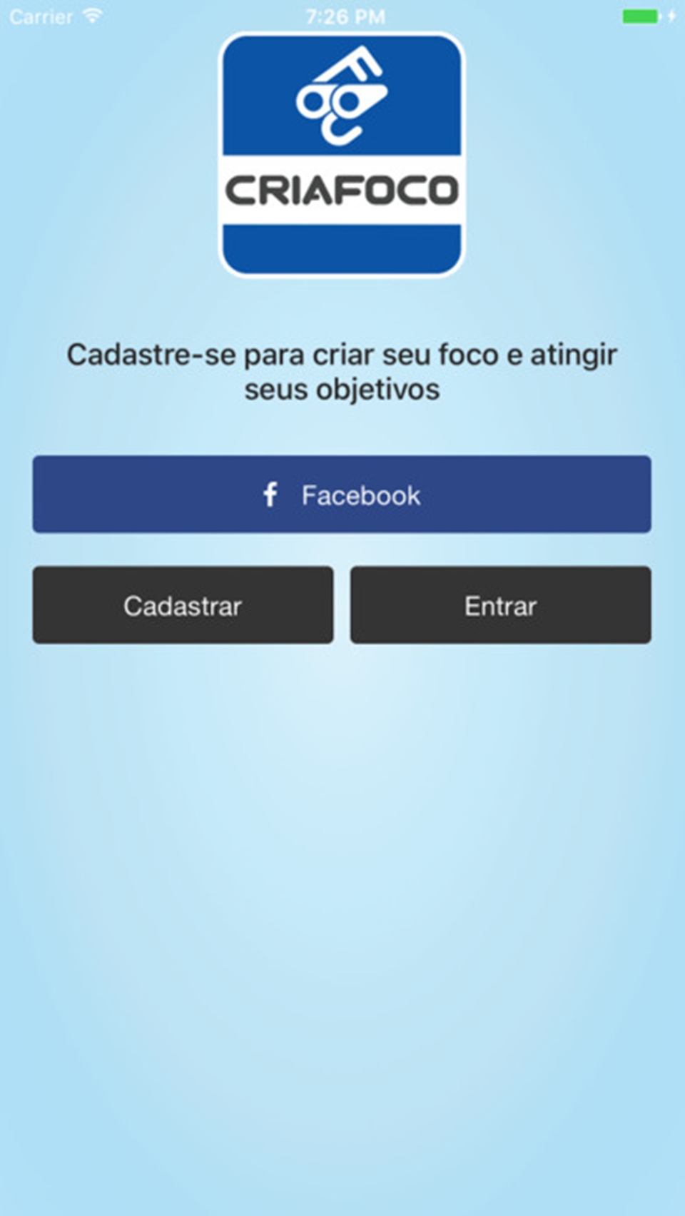 Aplicativo CriaFoco promete ajudar a traçar metas pessoais no seu celular