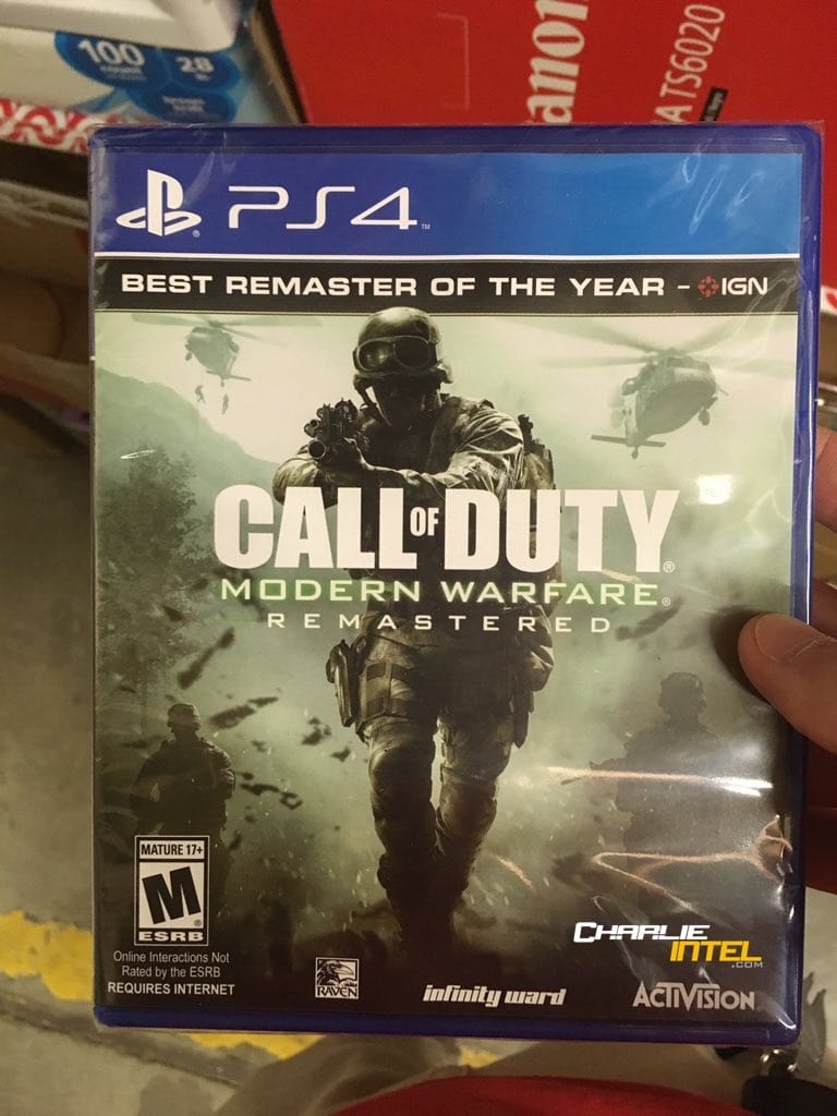 Rumor diz que CoD: Modern Warfare Remastered será lançado separadamente
