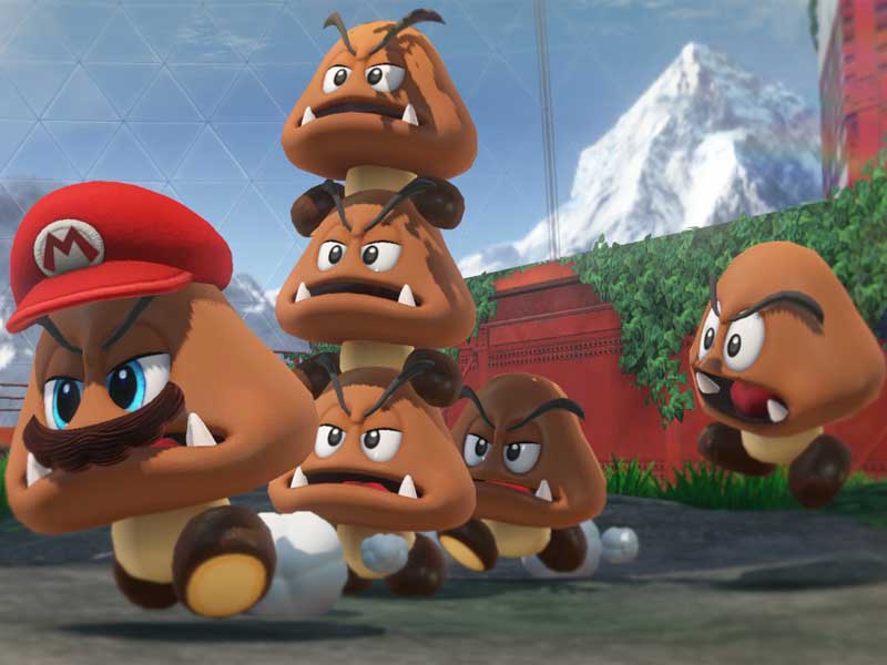 Novas telas mostram mais do universo louco de Super Mario Odyssey