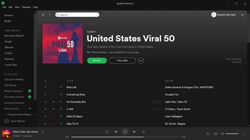where does spotify download music on windows