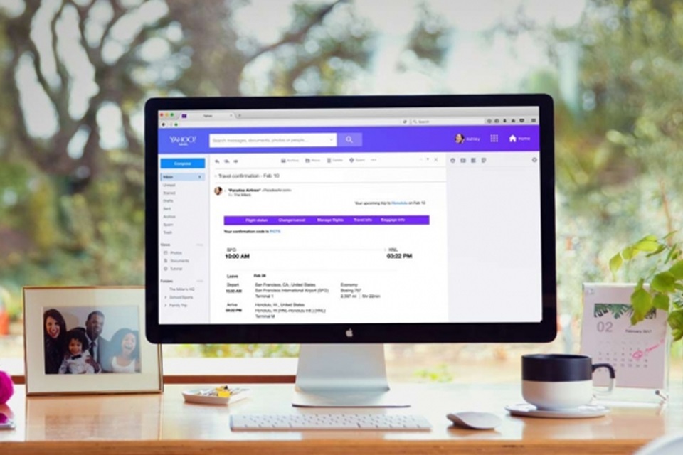 Imagem de: Tapa no visual: Yahoo Mail está de cara nova e ganha versão Pro