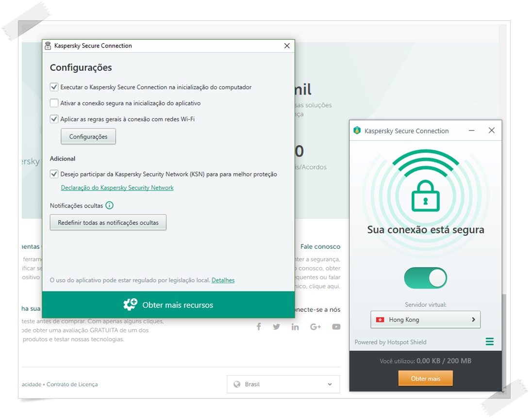 Установить kaspersky secure connection