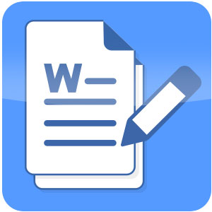 Logo Docx Editor Ícone Logo Docx Editor Ícone