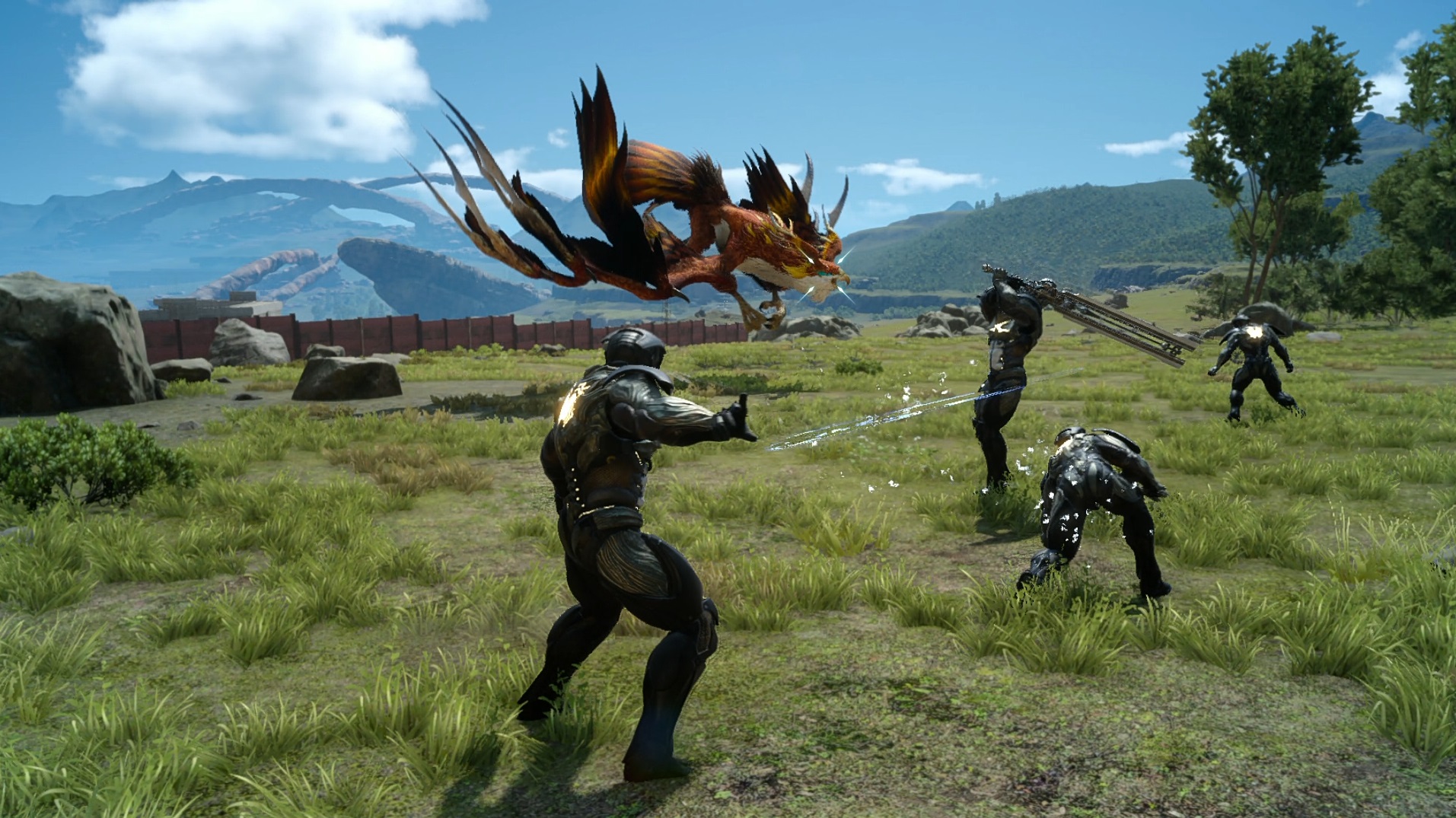 Power Rangers? Não, só as roupas da atualização 1.13 de Final Fantasy XV