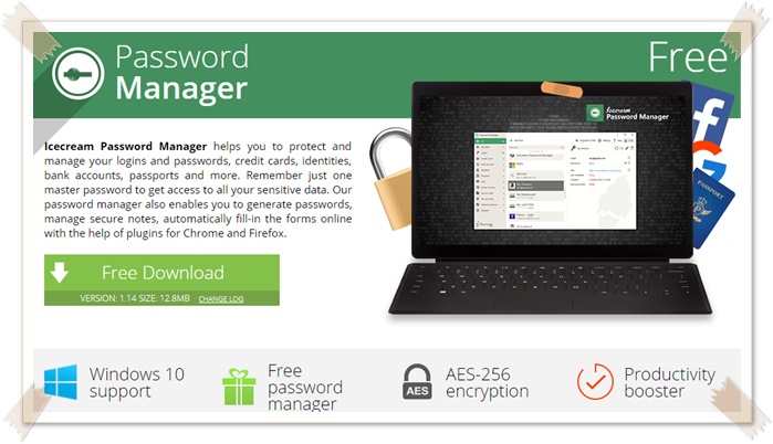 Icecream Password Manager para Chrome - Imagem 1 do software