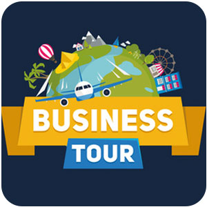 Logo Business Tour Ícone Logo Business Tour Ícone
