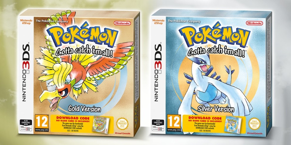 Pokémon Gold e Silver vão ganhar versões em caixinhas para o 3DS
