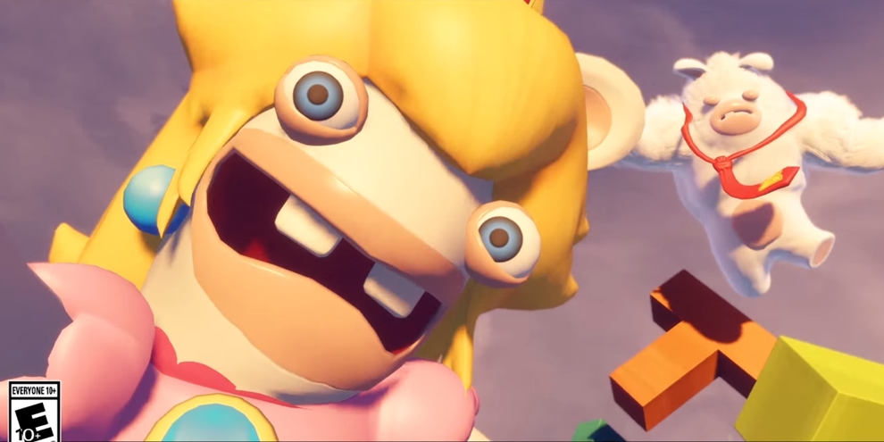 Imagem de Trailer de Mario + Rabbids mostra classe de suporte do Rabbid Peach no tecmundogames