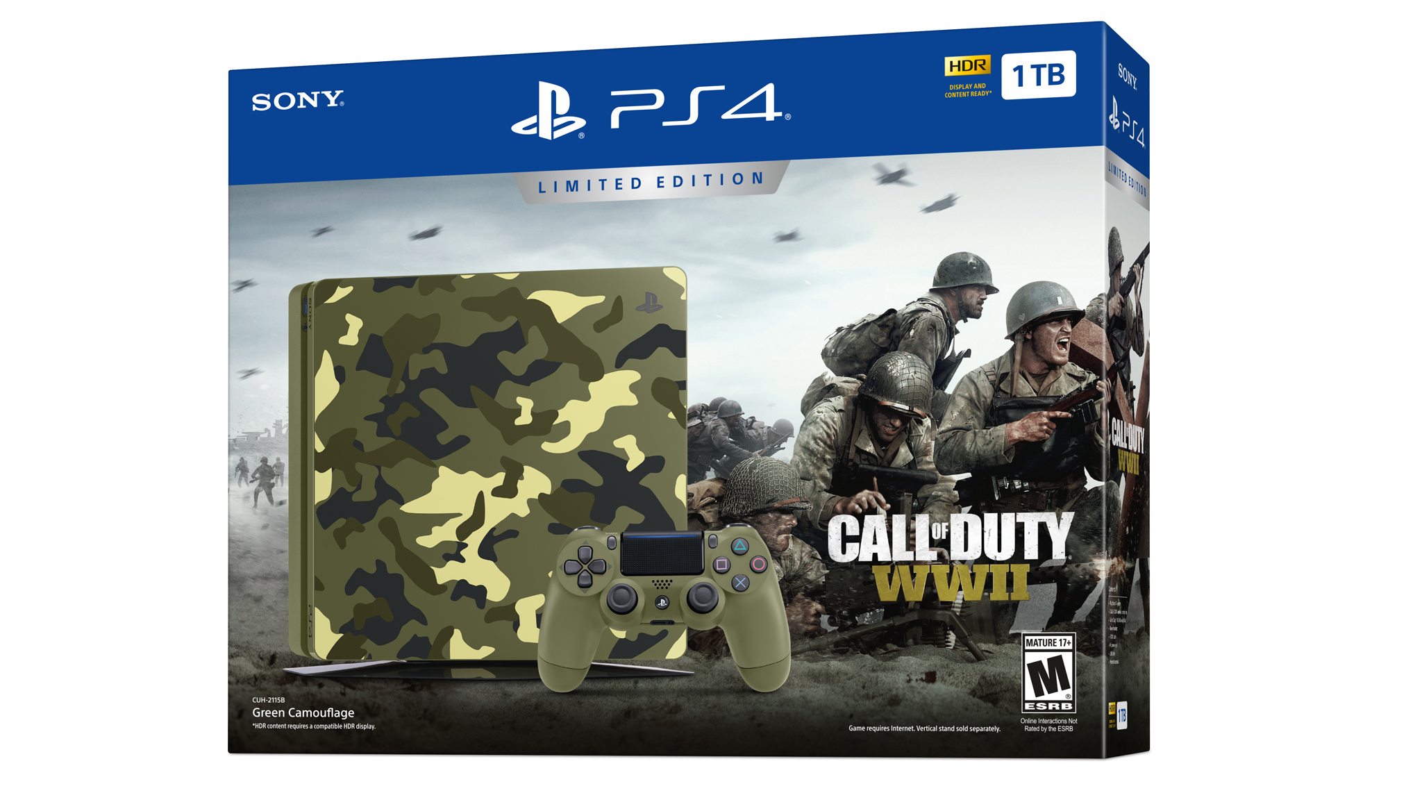 Call of Duty: WWII terá bundle de edição limitada do PlayStation 4 Slim 14123847703003