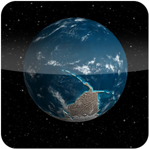 Logo Ancient Earth Globe Ícone Logo Ancient Earth Globe Ícone