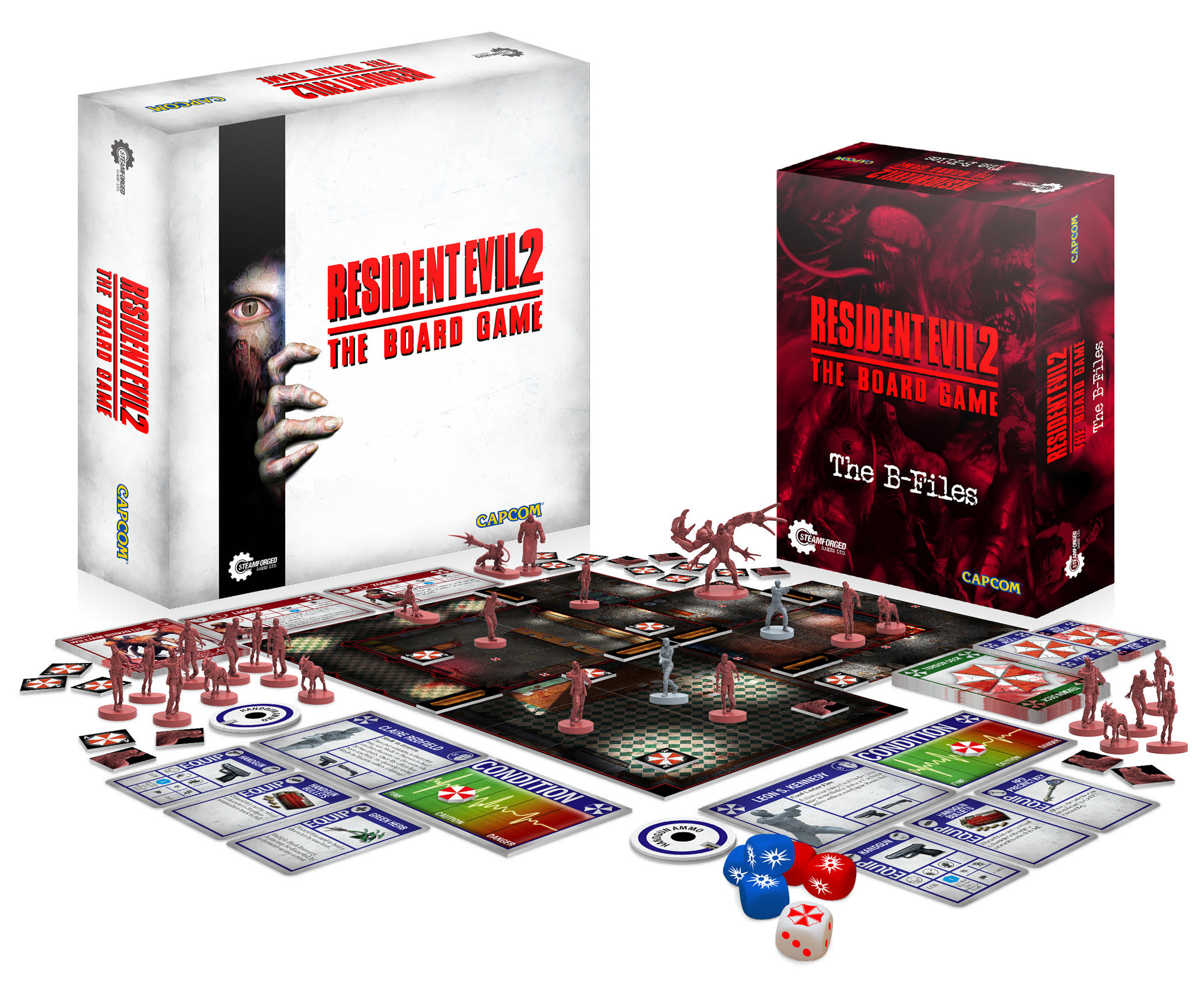 Veja primeira imagem e data do Kickstarter do boardgame de Resident Evil 2