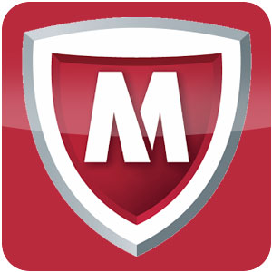 Logo McAfee Total Protection Ícone Logo McAfee Total Protection Ícone