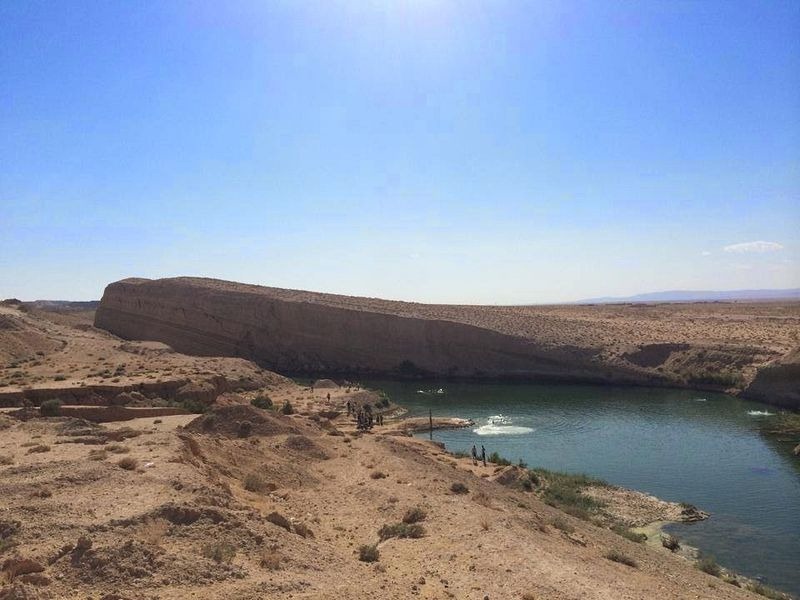 Lago surgiu em uma região extremamente árida