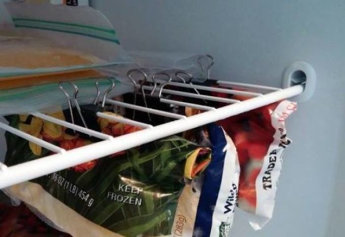 Freezer organizado