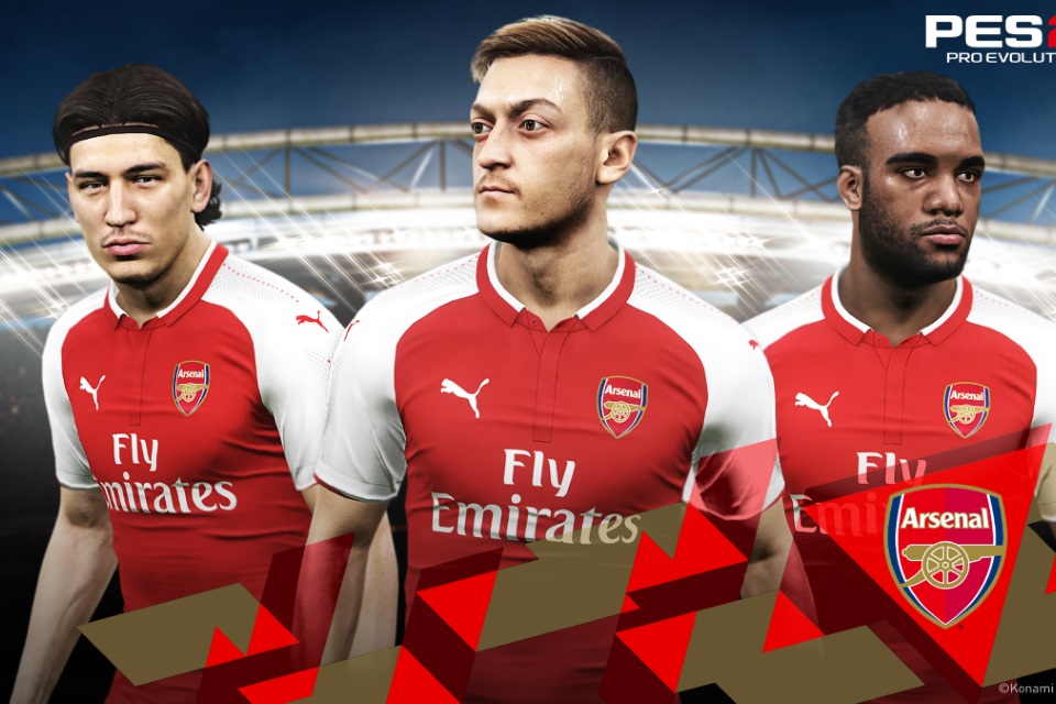 Arsenal e Konami fazem parceria para melhorar o time em PES 2018