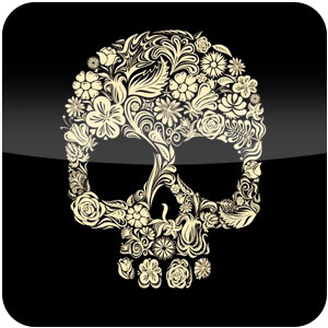Logo Skull Theme Pack Ícone Logo Skull Theme Pack Ícone