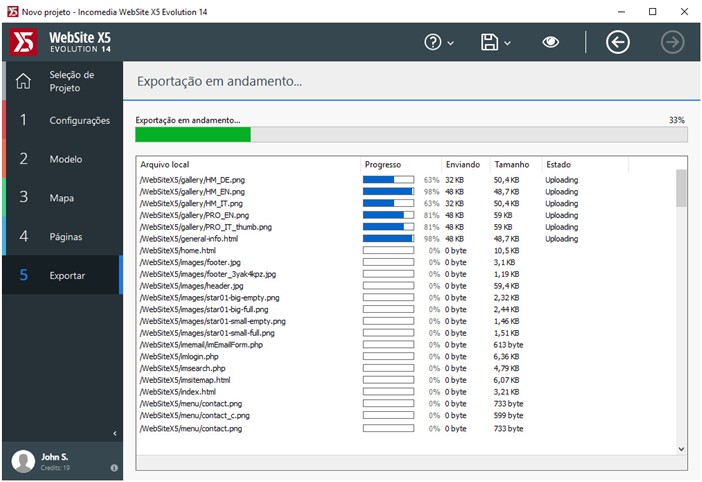 Imagem 11 do WebSite X5 Evolution