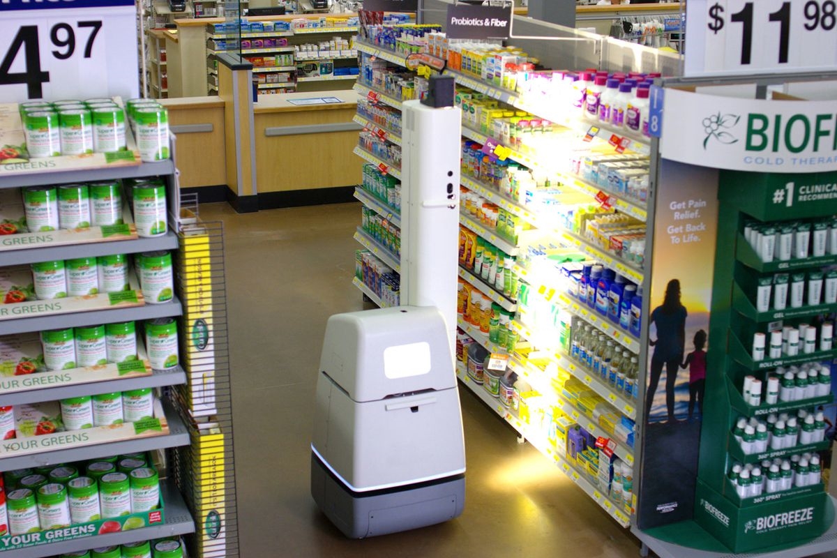 Walmart colocou “robôs” para escanear prateleiras de suas lojas