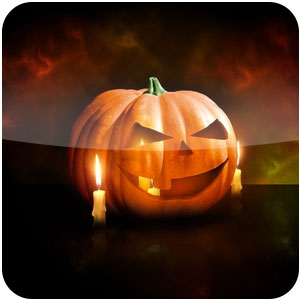 Logo Halloween Theme Ícone Logo Halloween Theme Ícone