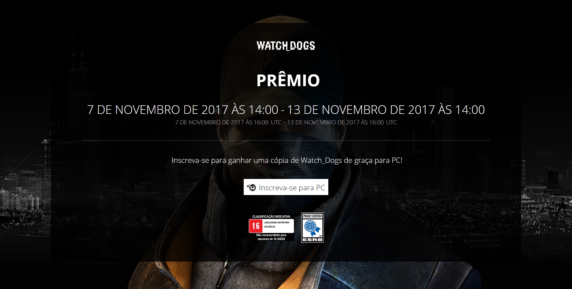 Watch Dogs ficará gratuito no PC por tempo limitado; veja como adquirir