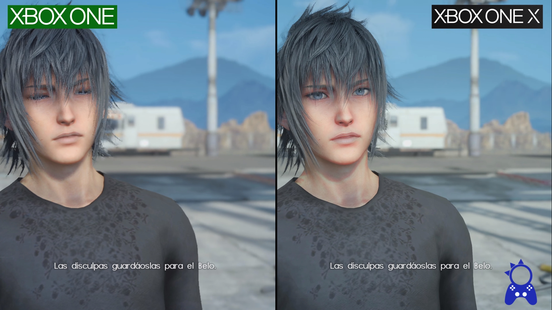 Final Fantasy XV no Xbox One X traz melhorias gritantes em relação ao Xone