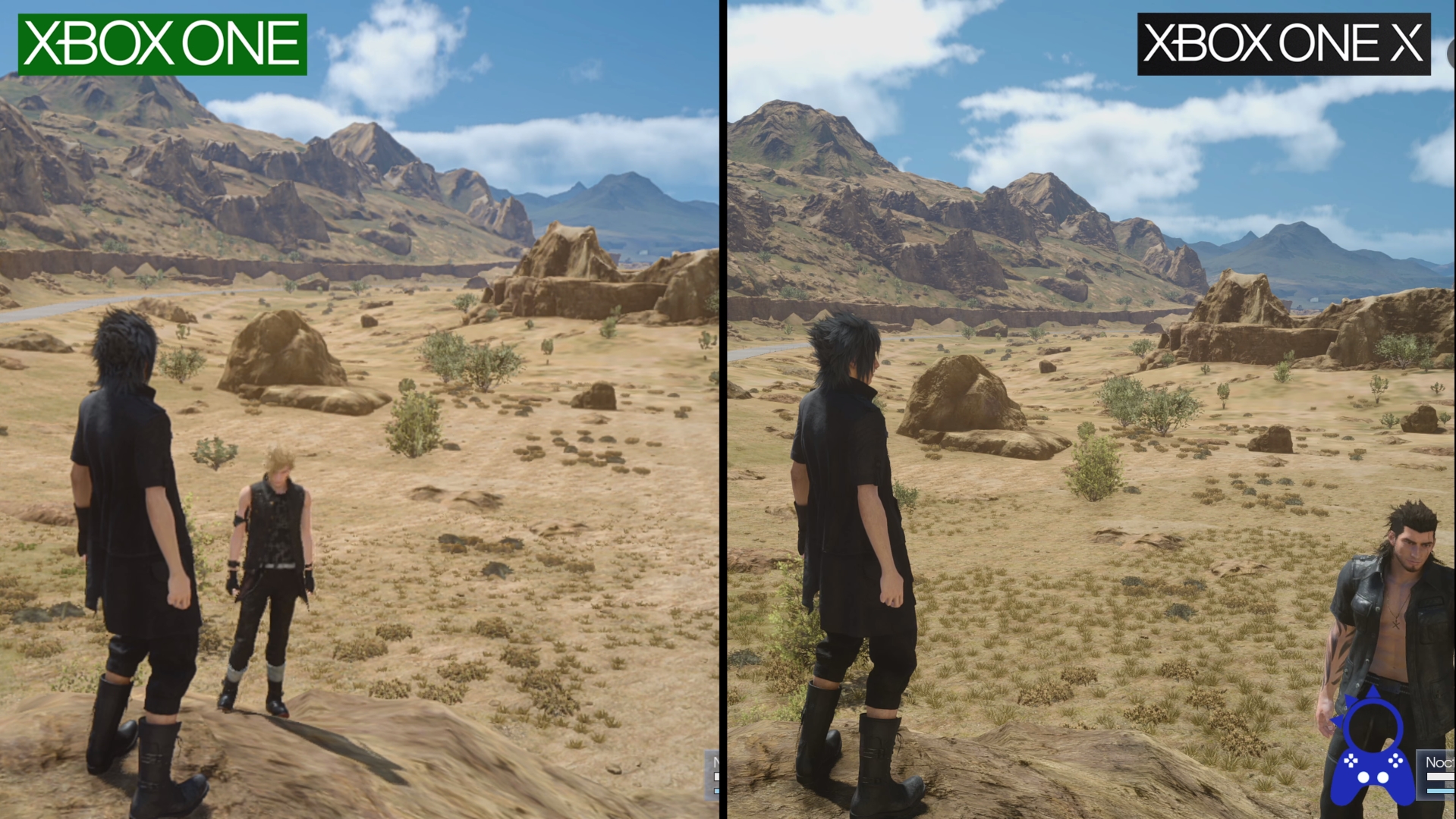 Final Fantasy XV no Xbox One X traz melhorias gritantes em relação ao Xone