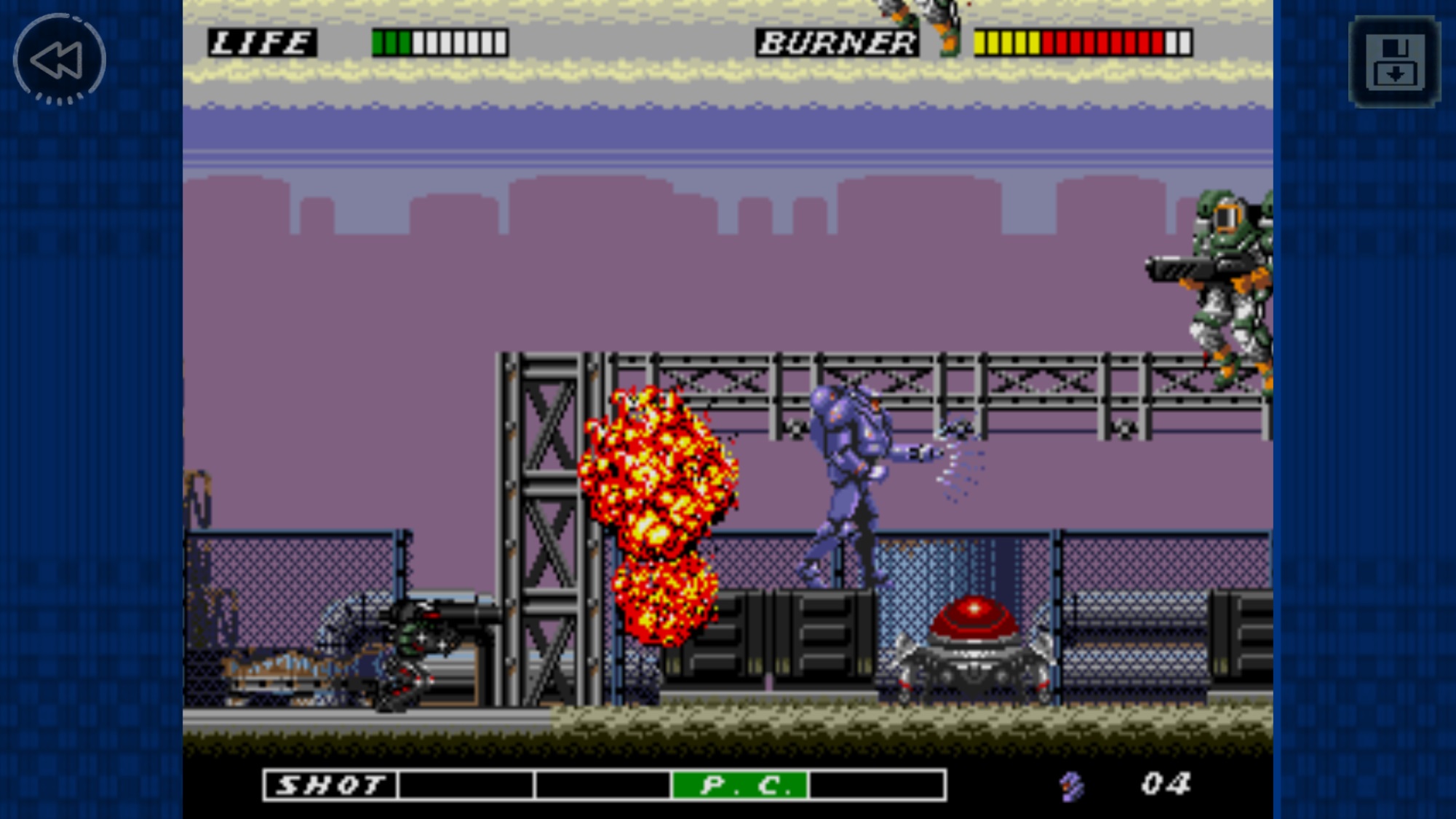 ESWAT: City Under Siege, de Mega Drive, é o novo jogo da SEGA Forever