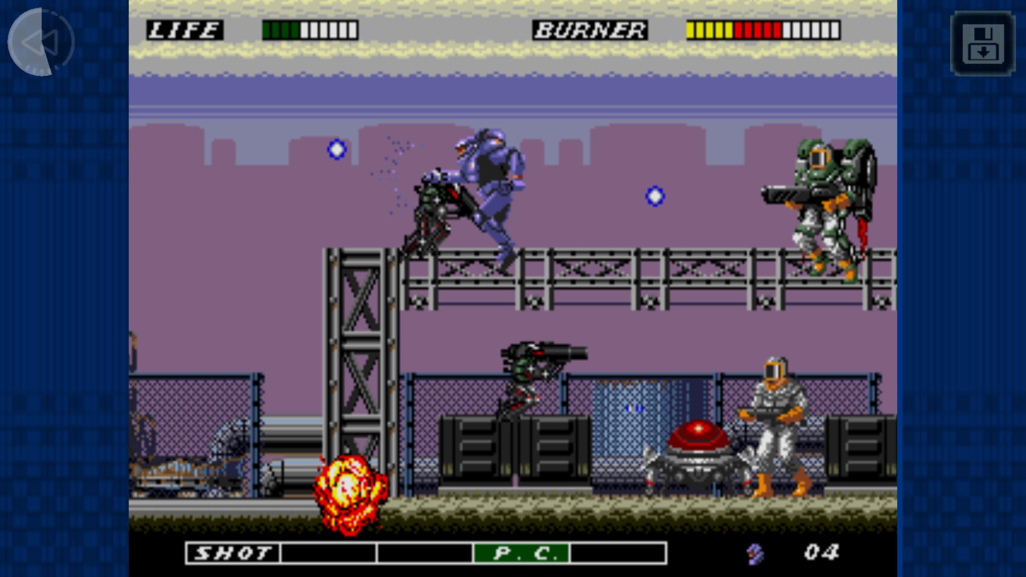 ESWAT: City Under Siege, de Mega Drive, é o novo jogo da SEGA Forever
