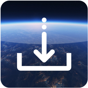 Logo Google Earth Images Downloader Ícone Logo Google Earth Images Downloader Ícone