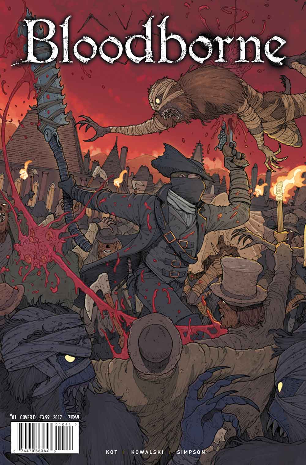 Veja a capa e algumas imagens do novo quadrinho de Bloodborne